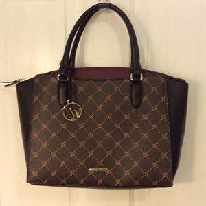 Nine West Paisley Jet Set satchel